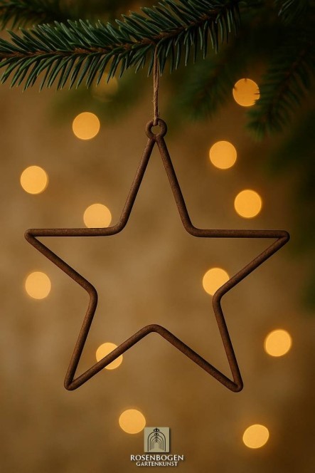 Metallstjärna 36 cm - 5 Set