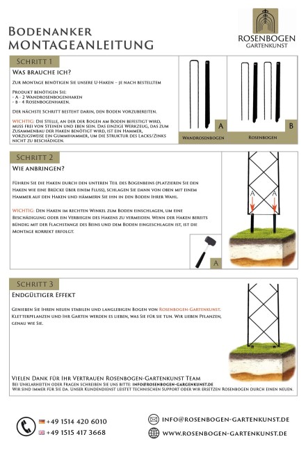 Förankra 41 cm Feuerverzinkt