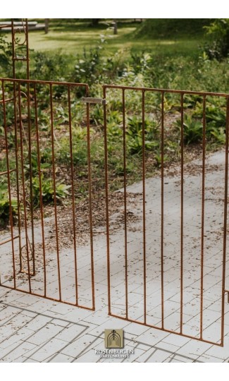 Rosenbåge ALEX med Dörrar / Platt grind